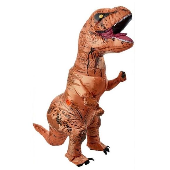 Donny the Dino Inflatable Halloween Costume for Kids One Size fits Most - Picture 6 of 7